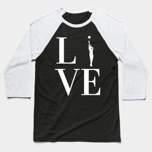 I love basketball Baseball T-Shirt